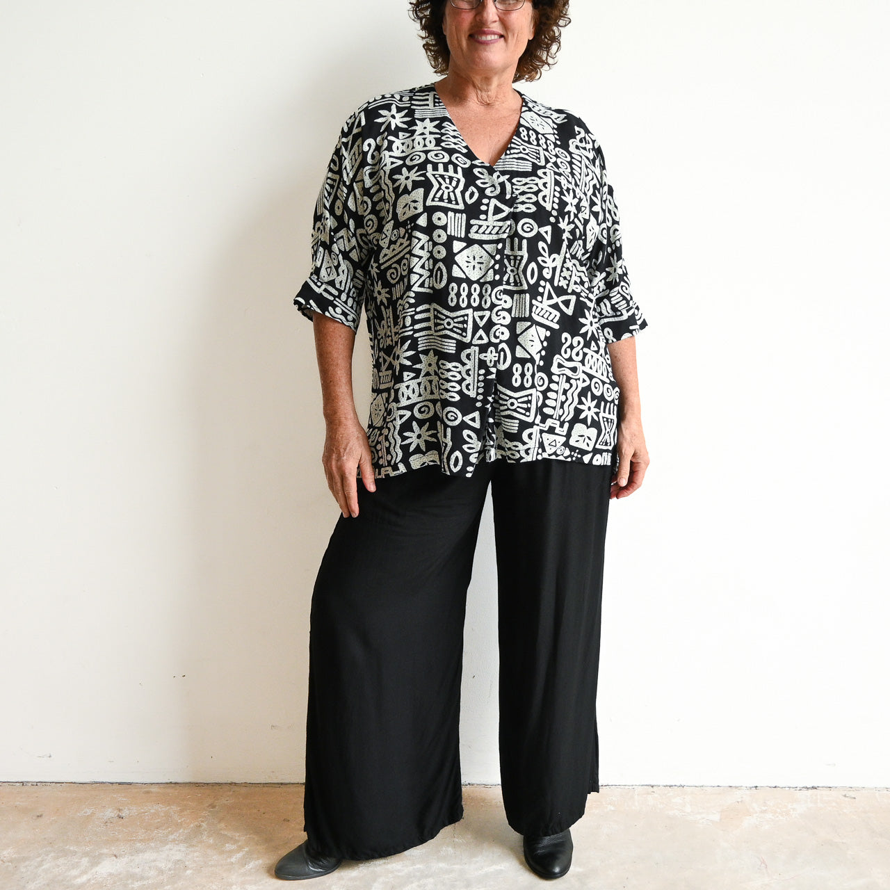 Zen Kaftan Blouse - Tribal