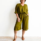 Zen Drawstring Shorts - Below-the-knee