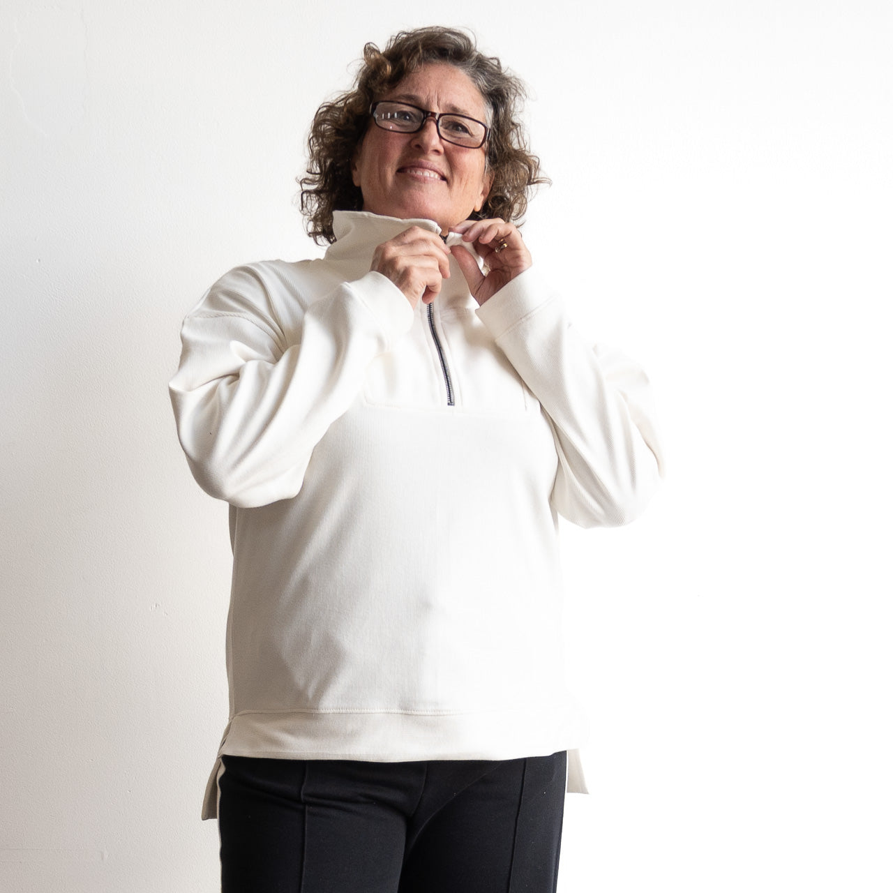 Lux Leisure Half Zip Sweater by Orientique - 52715