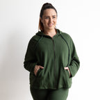 Lux Leisure Oversize Zip Hoodie by Orientique Australia - 52714