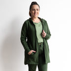 Lux Leisure Terry Hooded Jacket by Orientique Australia - 52713