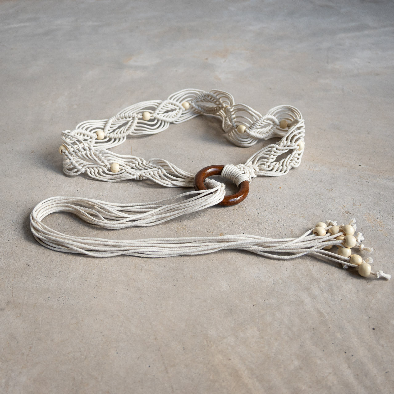 Macrame Cord Belt