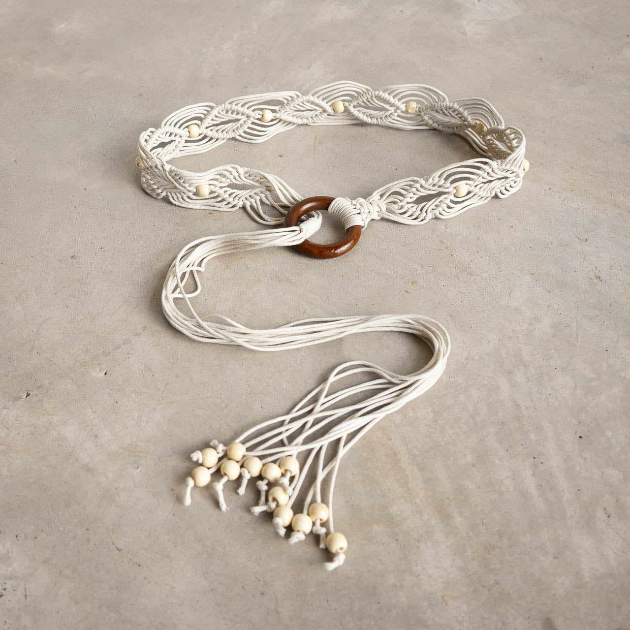 Macrame Cord Belt