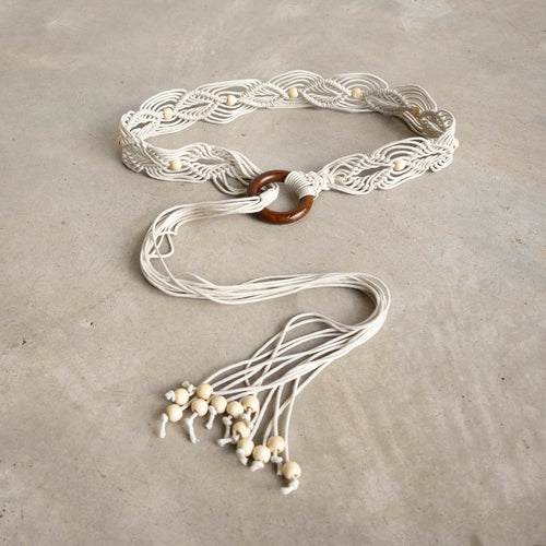 Macrame Cord Belt