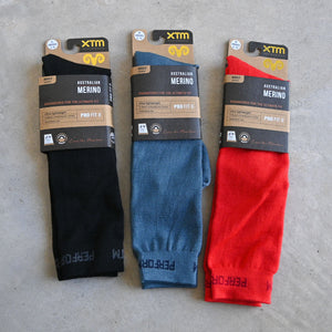 Merino Wool Adventure Socks by XTM Australia - Black11-14 KOBOMO