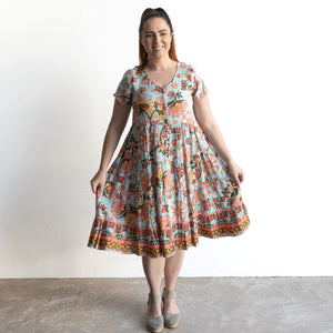 Market Days Summer Dress by Orientique Australia - Macieo - 61732