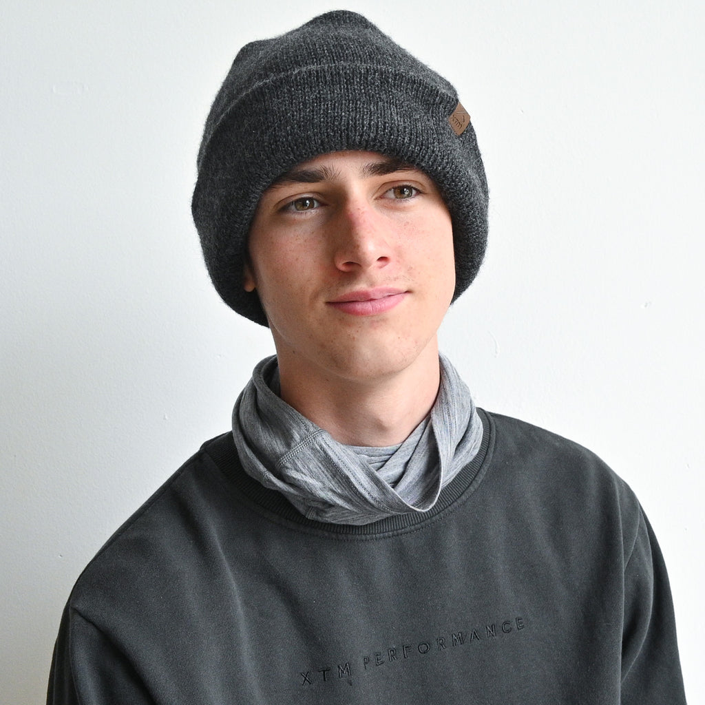 Merino Wool Adventure Beanie by XTM Australia - DarkGreyMarle KOBOMO