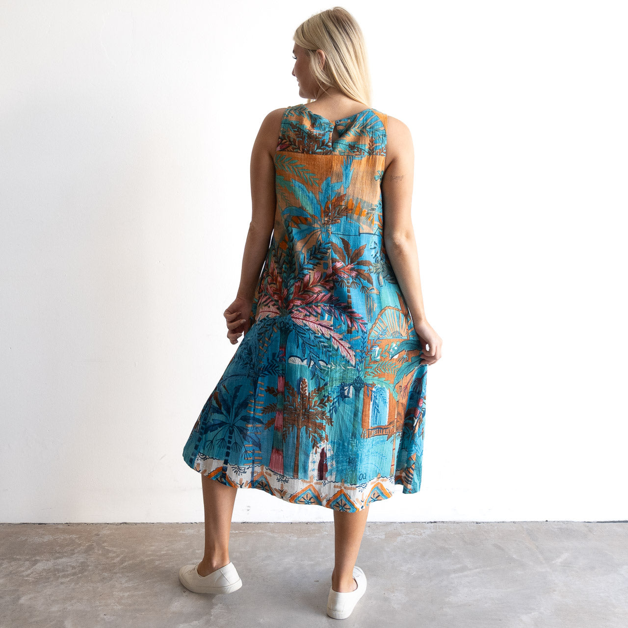 Midi Shift Dress - Casablanca - 21866