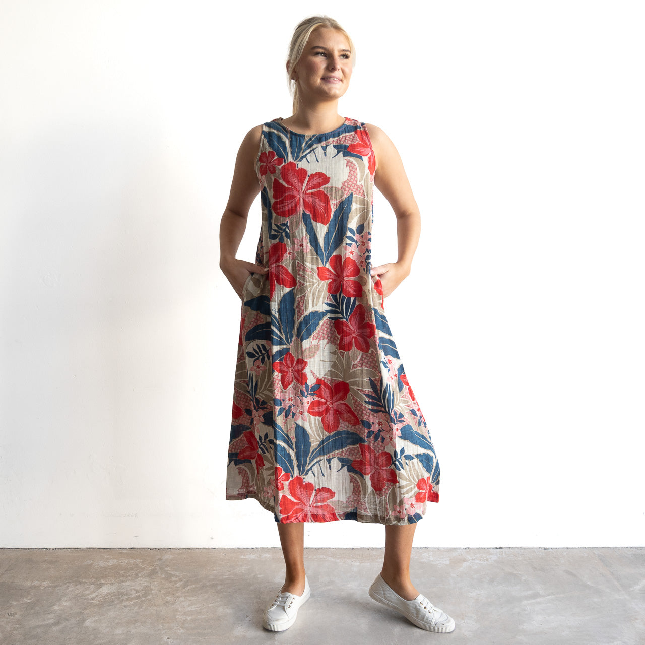 Midi Shift Dress - Cavailon - 40270