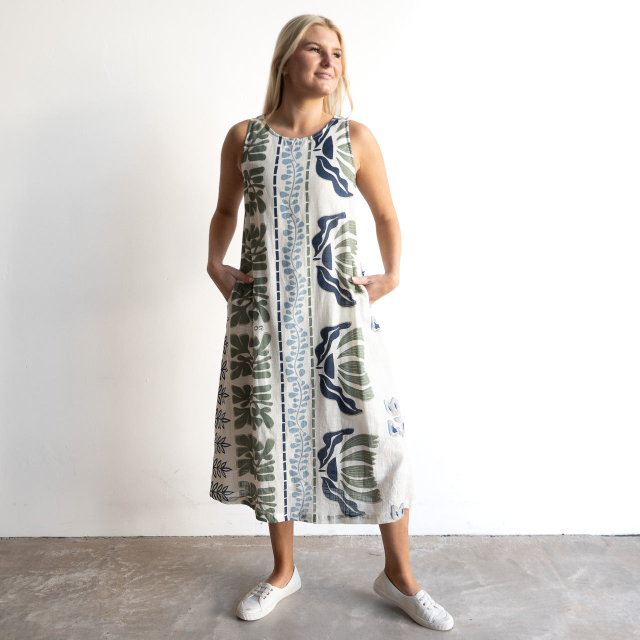 Midi Shift Dress - Liberte - 40297