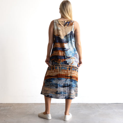 Midi Shift Dress - Nanjing - 61064