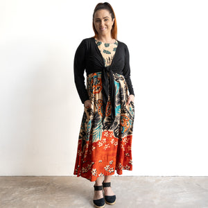 Midi Shift Dress by Orientique Australia - Saventa - 71585