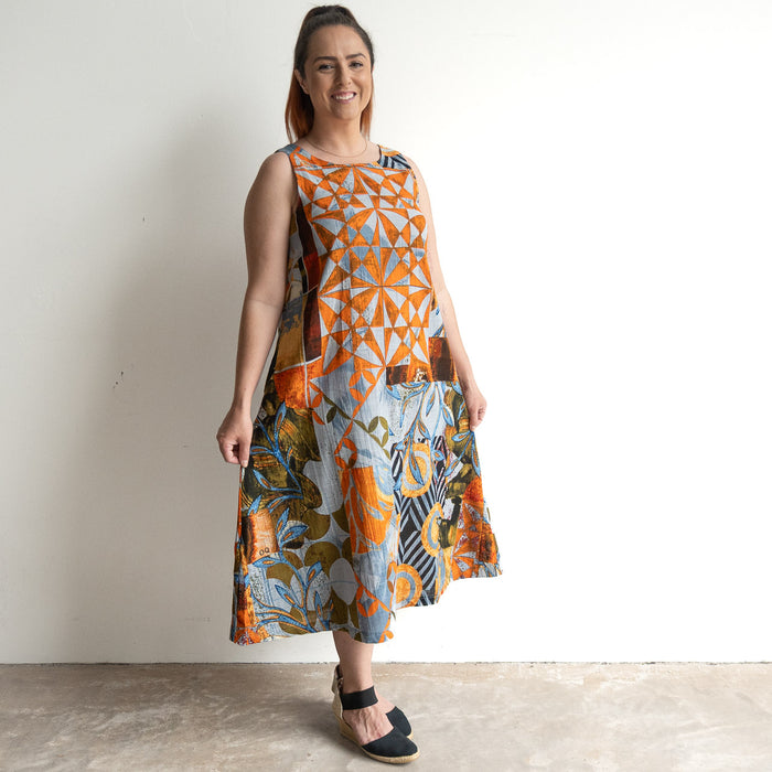 Midi Shift Dress by Orientique Australia - Wyndham - 20146