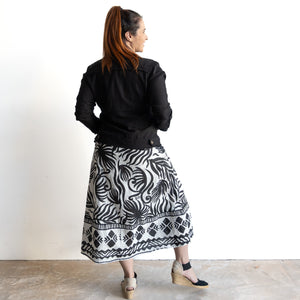 Midi Shift Dress by Orientique Australia - Suriname Black - 40175