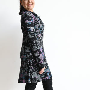 A-line Winter Tunic Top by Orientique Australia - Mozart - Abstract - 22920
