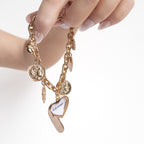 My Vintage Heart Charm Bracelet
