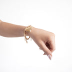 My Vintage Heart Charm Bracelet