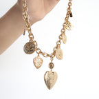 My Vintage Heart Charm Necklace