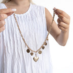 My Vintage Heart Charm Necklace