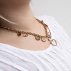 My Vintage Heart Charm Necklace
