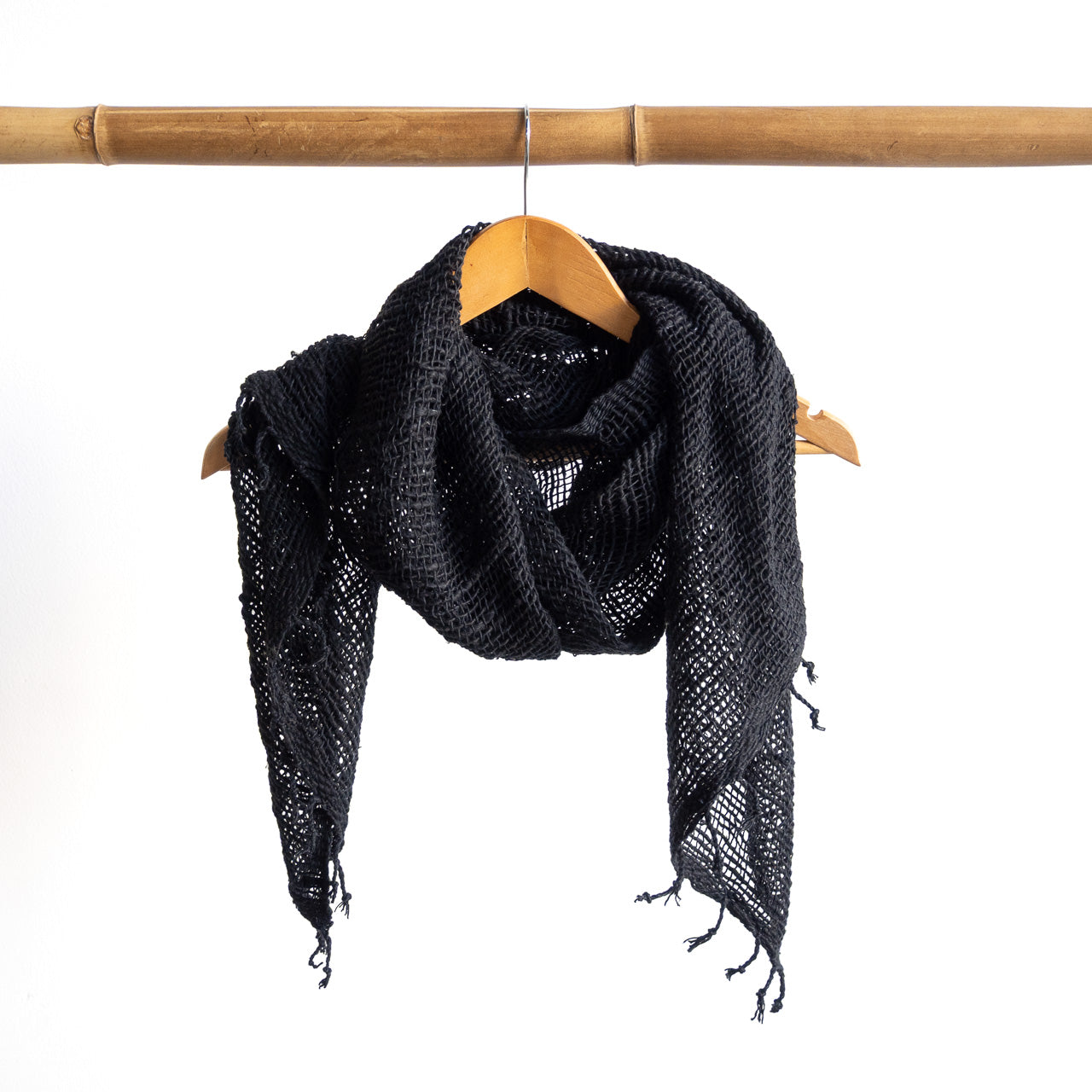 Natural Cotton Weave Scarf