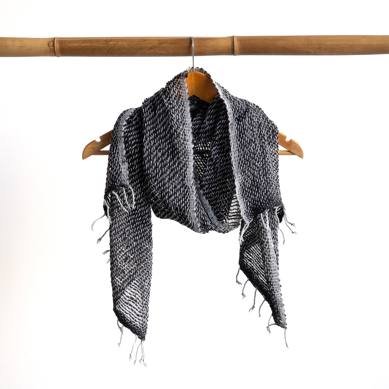 Natural Cotton Weave Scarf