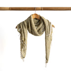 Natural Cotton Weave Scarf