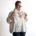 Natural Cotton Weave Scarf
