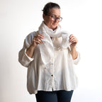Natural Cotton Weave Scarf