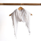 Natural Cotton Weave Scarf