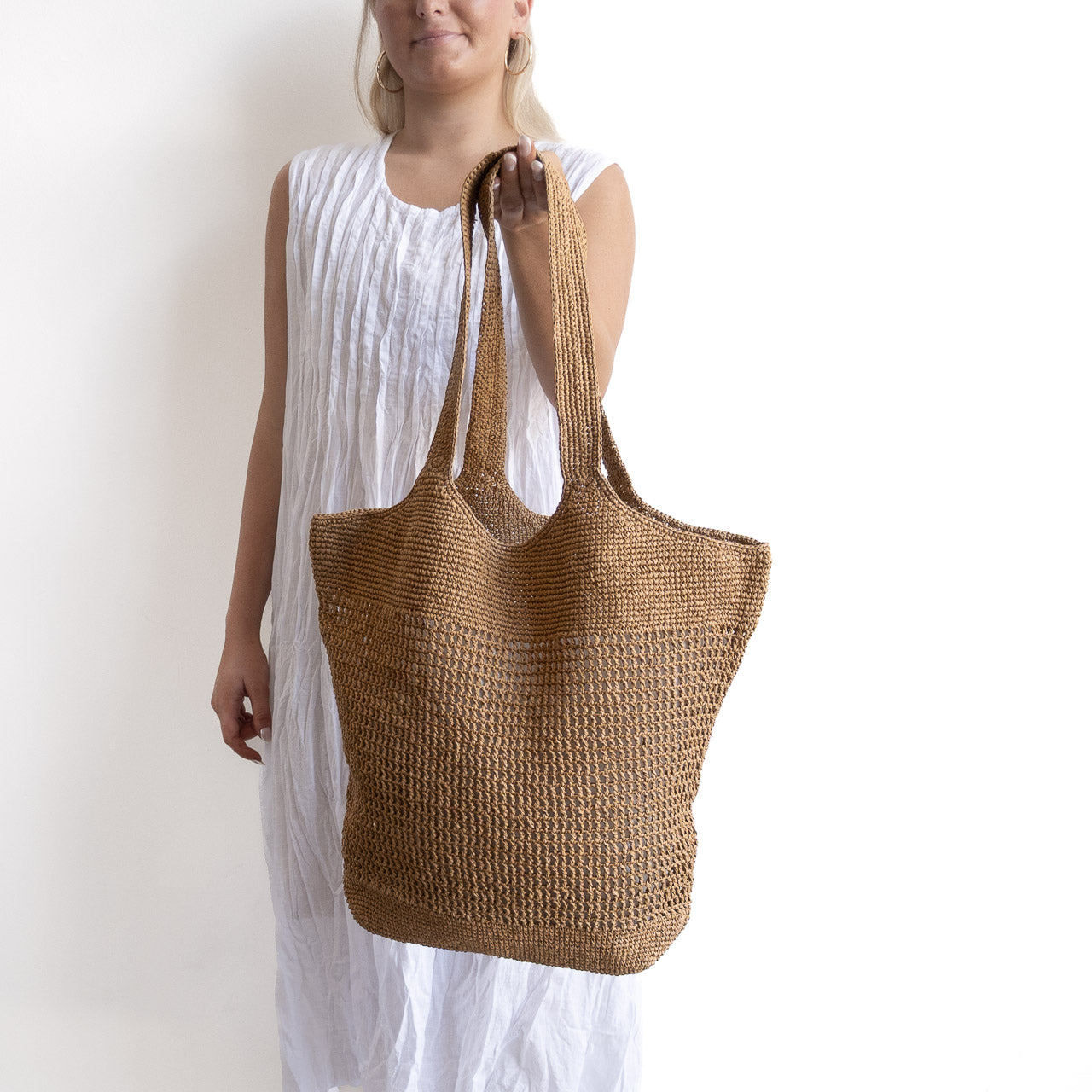 Natural Woven Tote