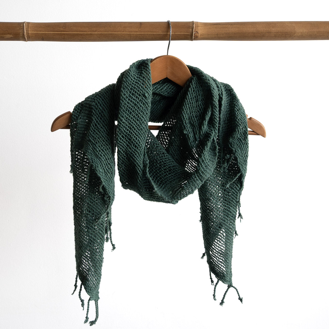 Natural Cotton Weave Scarf