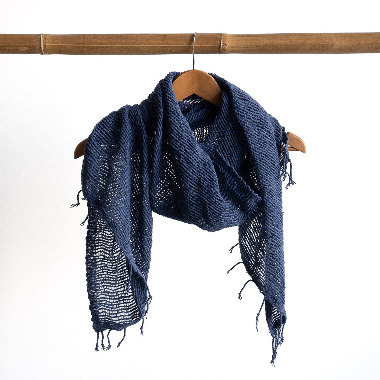 Natural Cotton Weave Scarf