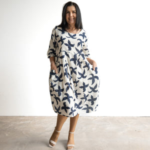 One For Now Smock Dress by Orientique Australia - Nazca - 40195
