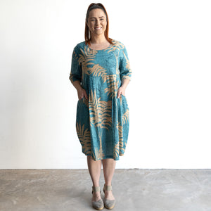 One For Now Smock Dress by Orientique Australia - Ponta Verde - 40201