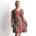 One Summer Easy Fit Cotton Dress - Boho Retro