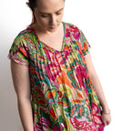 One Summer Easy Fit Cotton Dress - Boho Retro