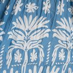 One Summer Easy Fit Cotton Dress - Tribal Border Denim