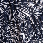 One Summer Tiered Smock Dress - Mono Jungle Navy