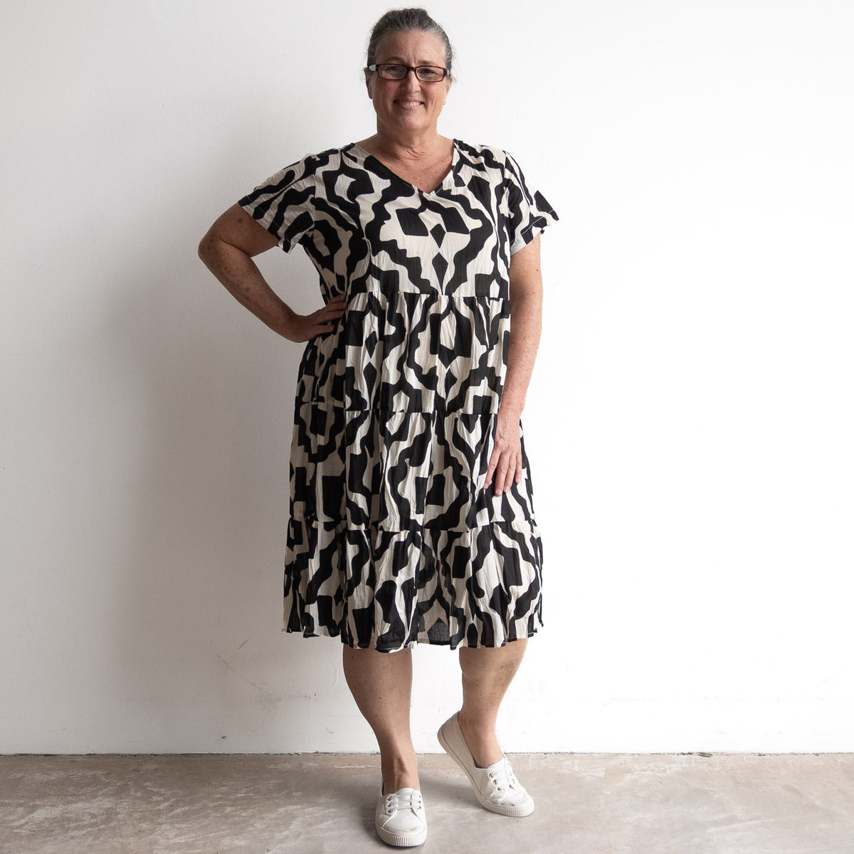 One Summer Tiered Smock Dress