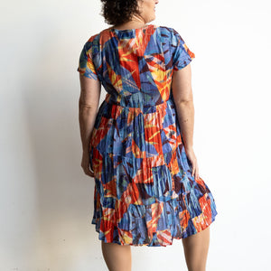 One Summer Tiered Smock Dress - Fire and Ice