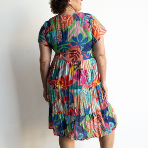 One Summer Tiered Smock Dress - Kaleidoscope