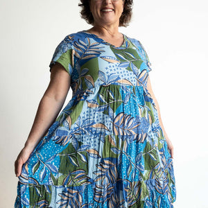 One Summer Tiered Smock Dress - Ocean Grove