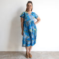One Summer Tiered Smock Dress - Tigerlily Blue