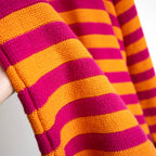Organic Cotton Knit Jumper by Orientique - Stripe - 1328