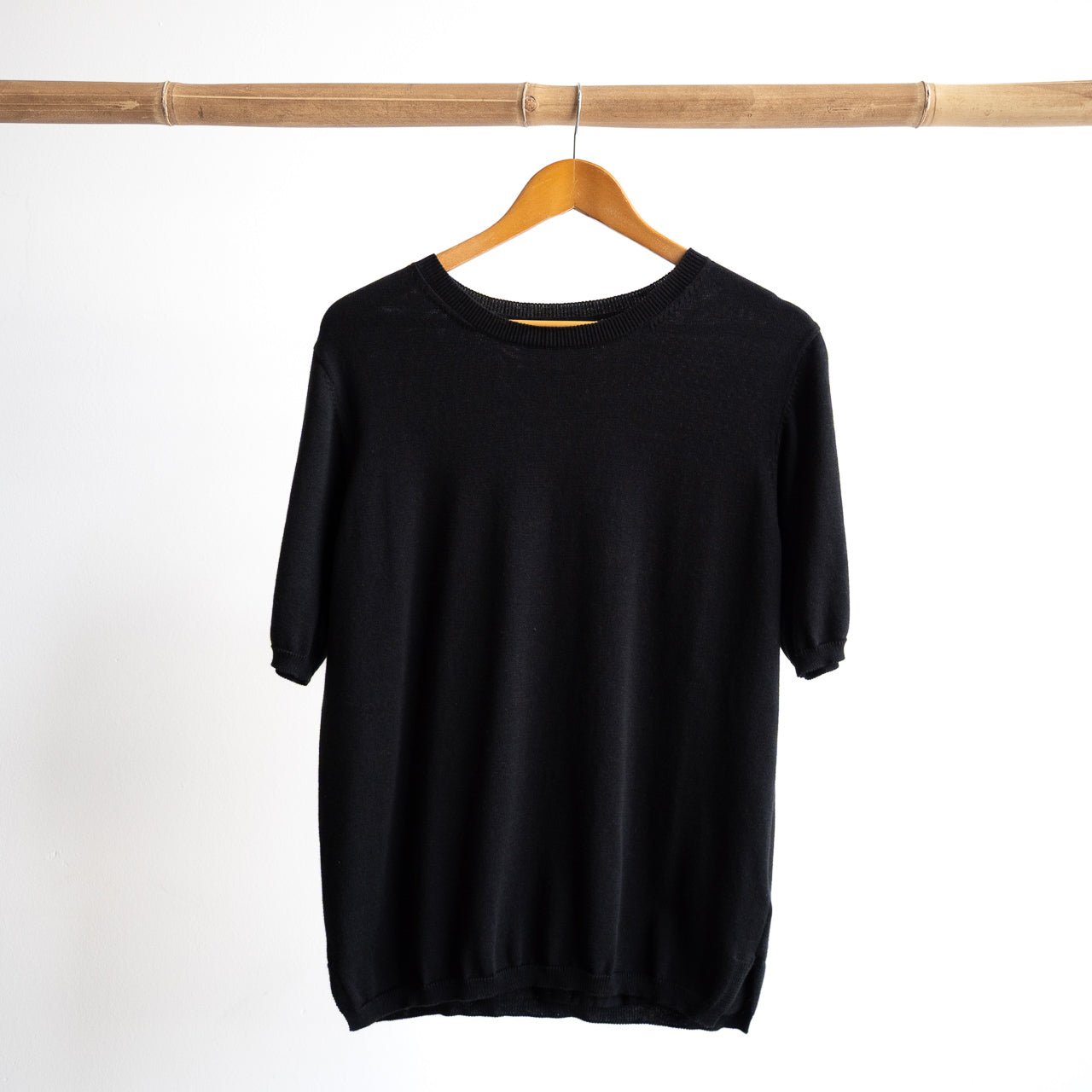 Organic Cotton Knit Short Sleeved Top by Orientique - 1344