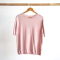 Organic Cotton Knit Short Sleeved Top by Orientique - 1344