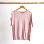 Organic Cotton Knit Short Sleeved Top by Orientique - 1344