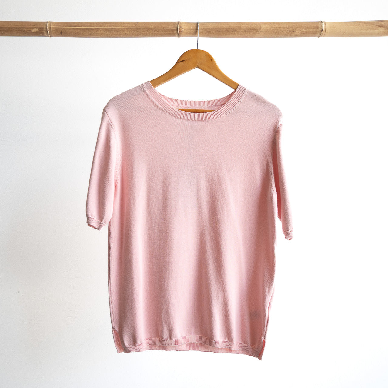 Organic Cotton Knit Short Sleeved Top by Orientique - 1344