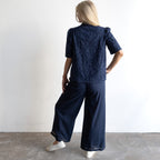 Organic Cotton Lace Edge Pant - 5626
